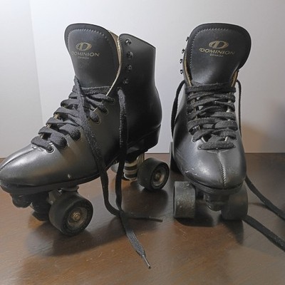 Dominion Marathon Iv Roller Skates Canada Size (7-8?) Black Gently Used 