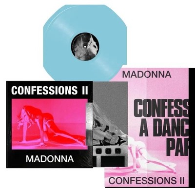 MADONNA Confessions II TIK TOK BABY BLUE 12'' VINYL LP Limited Edition IN HAND