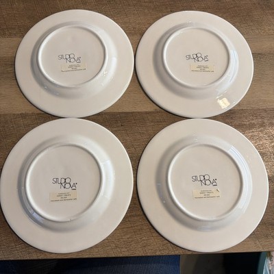 4 STUDIO NOVA Differet Sweet Treats Big Fat Piece of WC304 Studio Plates 8.5''