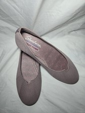 Skechers Stretch Fit Air Cooled Memory Foam Rose Ballet Flats Womens Sz 6.5