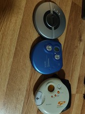 Lot of 3 Portable CD Players Discman Walkman Tested 