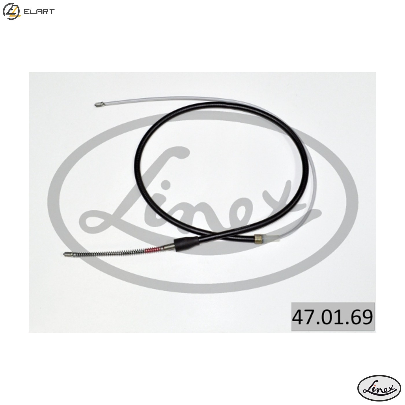 CABLE PULL PARKING BRAKE 47.01.69 FOR SKODA VW SEAT CHYB/CHYA 1.0L 3cyl CITIGO