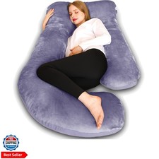 Pregnancy Pillow, U Shaped Full Body Maternity Pillow 58 inch, Pregnant Women...