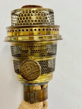 Aladdin NU TYPE Model B Kerosene Oil Lamp Burner Gold/Brass NOS Original