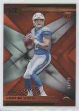 2019 Panini XR Rookies Orange 51/99 Easton Stick #127 8k4