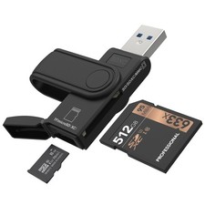 Micro SD Card Reader 64GB USB Flash Drive 2 in 1 - 3.0 Memory CR305B