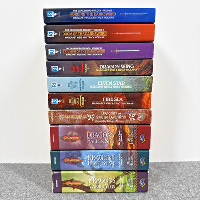 Margaret Weis Tracy Hickman PB Lot of 10 DragonLance Darksword Death Gate Cycle