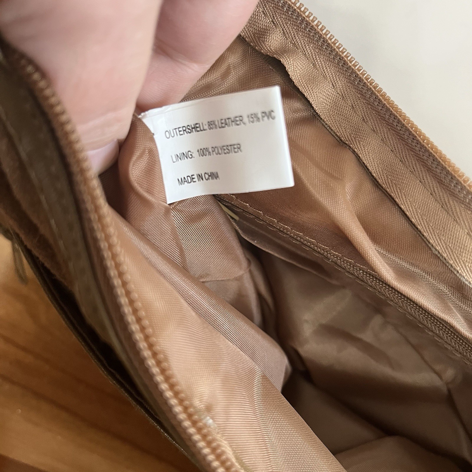 Patchwork Soft Leather & Suede Handbag Purse Shou… - image 7