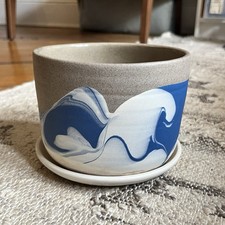 Helen Levi Beach Ceramic Planter - 5.25in Diameter