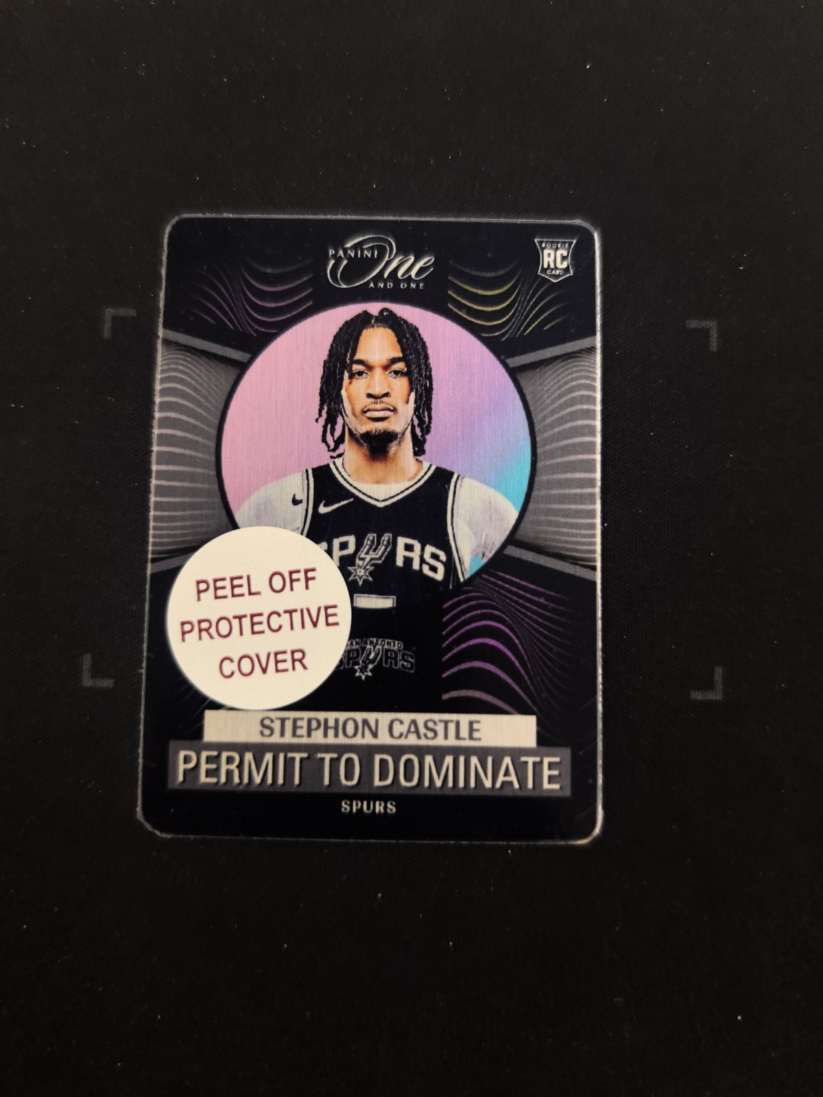 2024-25 Panini One And One Stephon Castle Rookie #11 Permit To Dominate