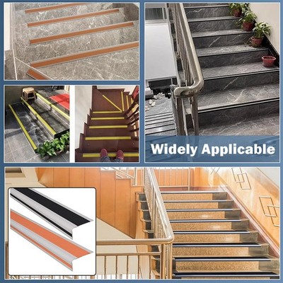 Antirutsch Kantenaufkleber für Treppen L-förmiges Design für zusätzliche Tra