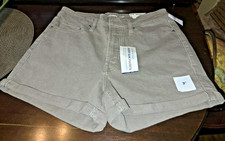 NWT Old Navy Women's Fuji Brown High-Rise OG Denim Shorts Size 8 3-inch inseam