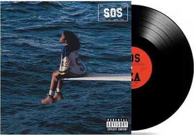 SZA SOS LP Album vinyl record 2023 hip hop on Top Dawg Entertainment Black