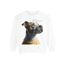 Dog Lover Sweatshirt, Unisex Funny Pet Apparel, Gift for Dog Owners, ... 
