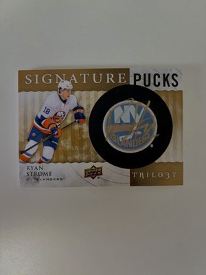 2014-15 Upper Deck Trilogy - Signature Pucks - Ryan Strome - On Card Autograph