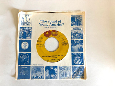 The Marvelettes Two Many Fish In The Sea 45 RPM 1964 Motown VG/VG+ Play Test