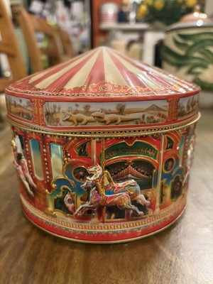 Churchill ''Karussell'' leere kleine Dose. Top Zustand. Merry Go Round 