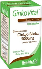 HealthAid Ginko Vital (Ginkgo Biloba) 30 Capsules