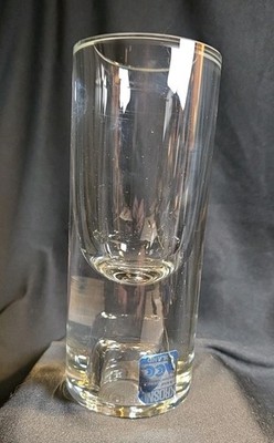 Kronos Contemporary Modern Handmade Cylinder Shaped 6'' Thick Glass Vase, Poland