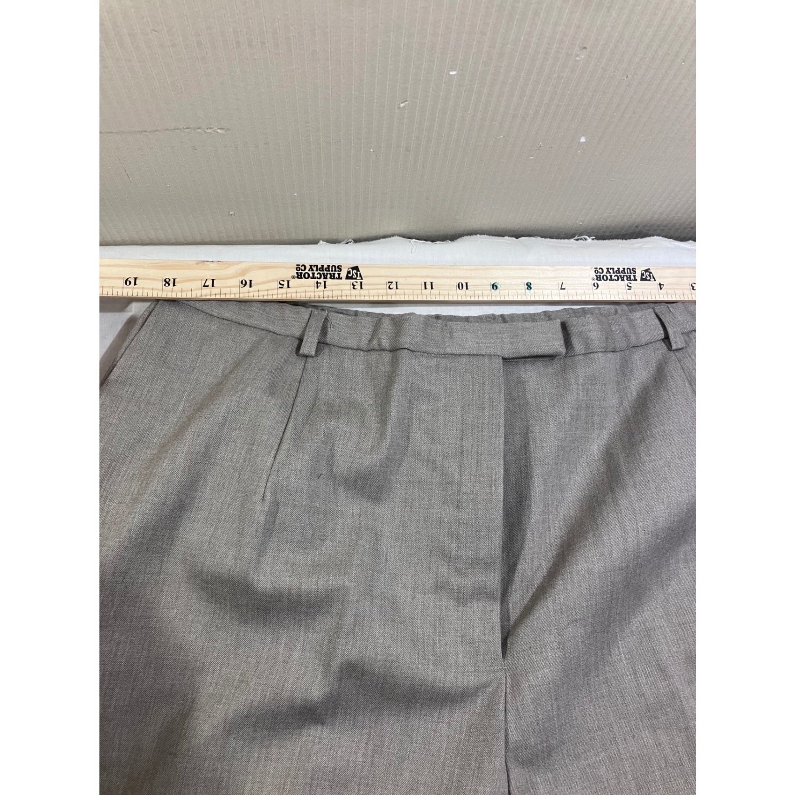 Pendleton Plus Size 18W Gray Wool Blend Straight … - image 2