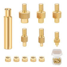 6 St&uuml;ck Gewindeeinsatz f&uuml;r Heat Insert M2 M3 M4 M5 M6 M8, Messinggewindeeinsatz