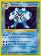 Poliwrath - 13/102 - Pokemon Base Set Unlimited Holo Rare Card WOTC LP on eBay