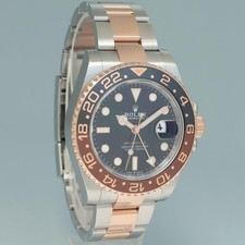 2025 NEW Rolex GMT Master II Root Beer Two Tone Rose Gold 126711 CHNR Watch Box 3