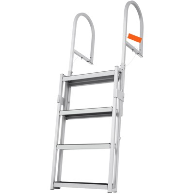 #ad Aluminum Dock Ladder Boat Dock Ladder 55.1 67.1in Height Adjustable 4 Step $76.49