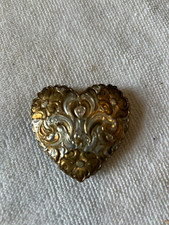 Crumrine womens western vintage belt buckle scroll heart