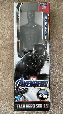 New Marvel Avengers Black Panther Action Figure Titan Hero Series Hasbro In Box