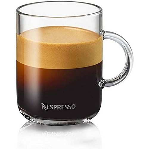 Nespresso 13oz 390ml Tempered Glass Coffee Mug Vertuo Cup by