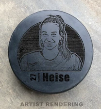 Team USA Women's Hockey Custom Laser Engraved Hockey Puck You Pick Player