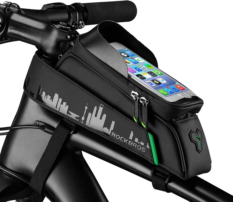 Fahrrad Rahmentasche Fahrradtasche Wasserdicht Handytasche Touchscreen für 6,0"