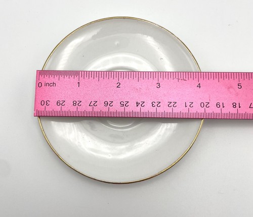 2" Chinese White with Gold Trim Espresso  / Demitasse Cup & Saucer - Bild 12 von 15