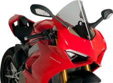PUIG Racing Windscreen Light Smoke 2018-2020 Ducati Panigale V4 S V4 9690H