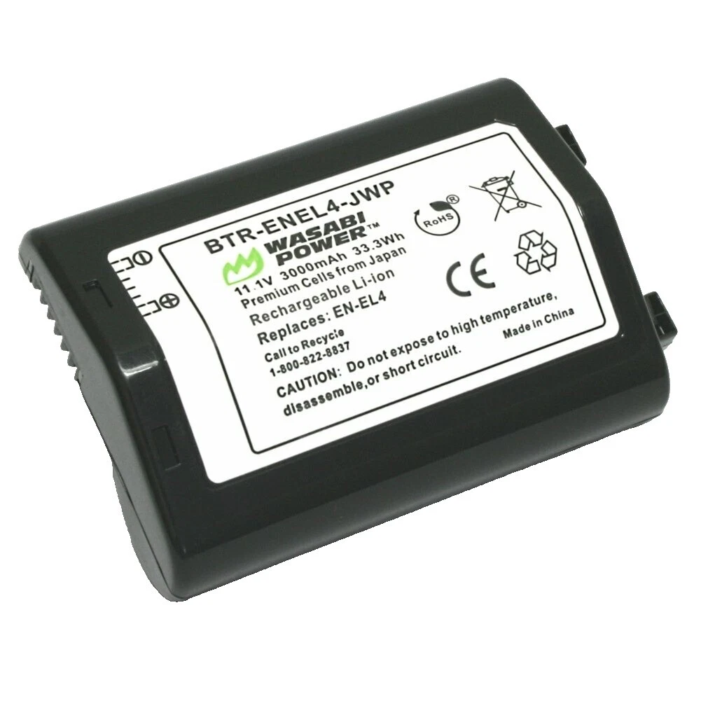 Baterías de cámaras para Nikon D Wasabi Power