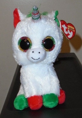 beanie boo candy cane unicorn