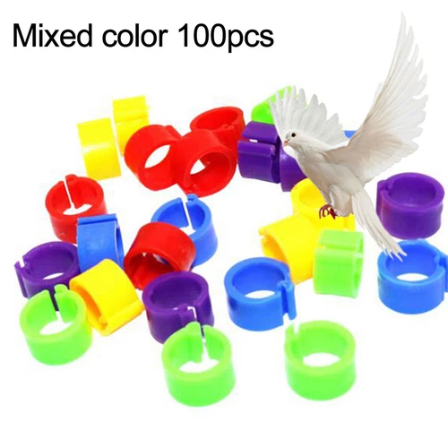 100PCS Chicken Leg Rings, Identification Bands, Tags, Clips, Poultry, 8mm - Picture 2 of 13
