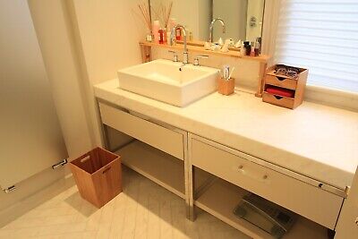 Kitchen Over Sink Tidy Shelf Rack, Made of Waterproof Bamboo