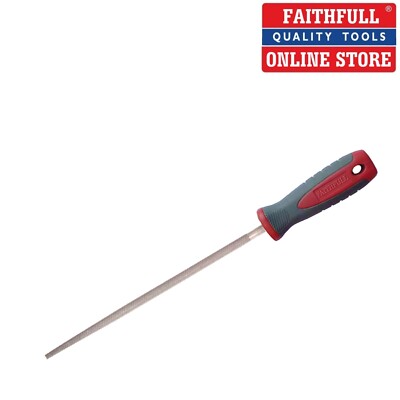 INGENIEURE RUNDFEILE MIT GRIFF 300 mm (12'') ZWEITER SCHNITT MITTEL, ORIGINALGETREU RSC12