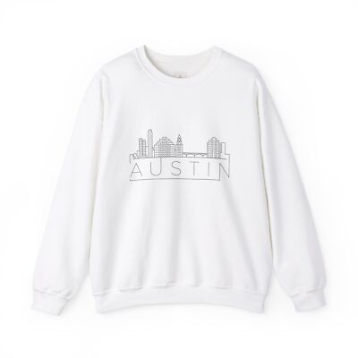 Austin Skyline Unisex Heavy Blend  Crewneck Sweatshirt