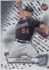 CADE CAVALLI TOPPS PRISTINE ROOKIE CARD RC WASHINGTON NATIONALS #17 2023 23