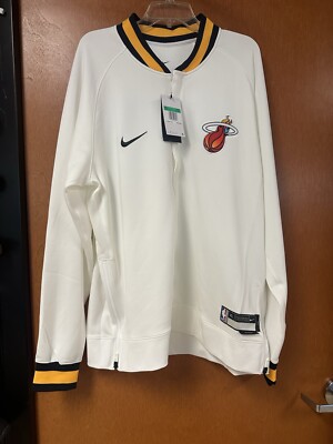 Men's Nike Miami Heat Zip Down Jacket City Edition Size XL-Tall DN5540-100 *NEW*