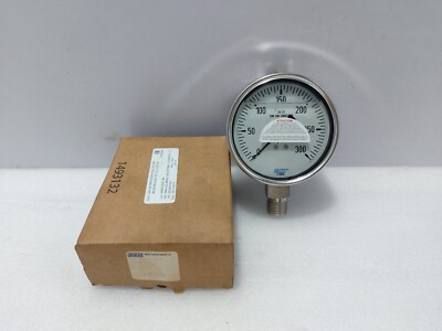 Wika 521399 Pressure Gauge 233.50 4 '' 300psi 1/2l