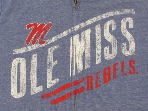 New Ole Miss Rebels Womens Size M Medium Fulll-Zip Hoodie Jacket by Touch - Picture 3 of 5