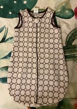 Swaddle Designs zzZipMe Sack Pink/Brown Fleece Baby Size 6-12 Months