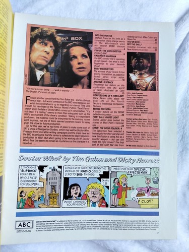 Doctor Who Magazin Nr 178 (Oktober 1991). Mary Tamm. Die neuen Abenteuer. - Bild 3 von 4