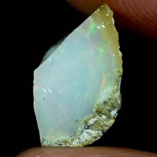 Ethiopian Fire Opal Rough 100 Natural Play Of Color Gemstone 03.25Cts.