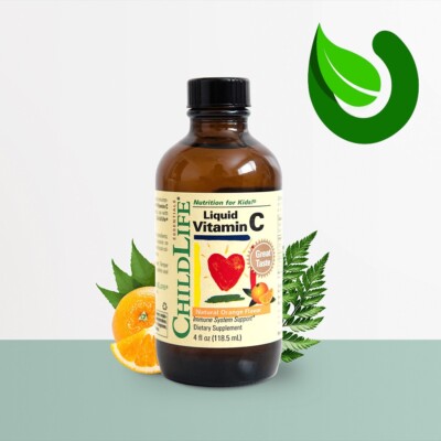 ChildLife Essentials flüssiges Vitamin C natürliches Orangengeschmack, 119 ml