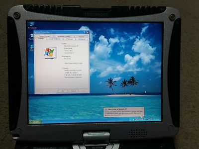 PANASONIC CF-19 TOUGHBOOK RUGGED LAPTOP 3GB 320GB CF-19CHGAXBM WIN 
